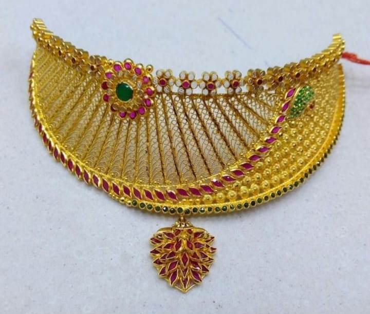 Gold Choker For Women #CHK0001